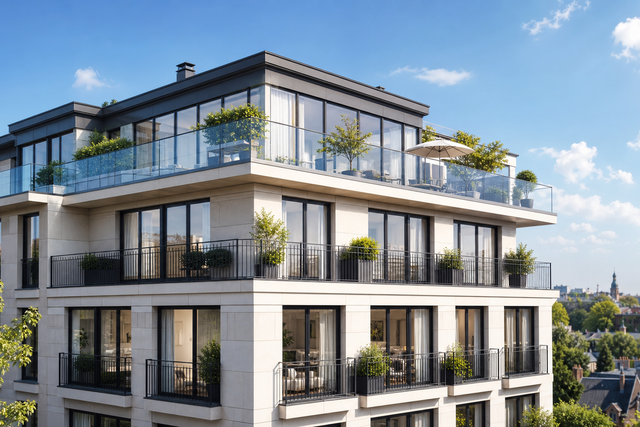 Lichtdurchflutetes Penthouse mit Dachterrasse